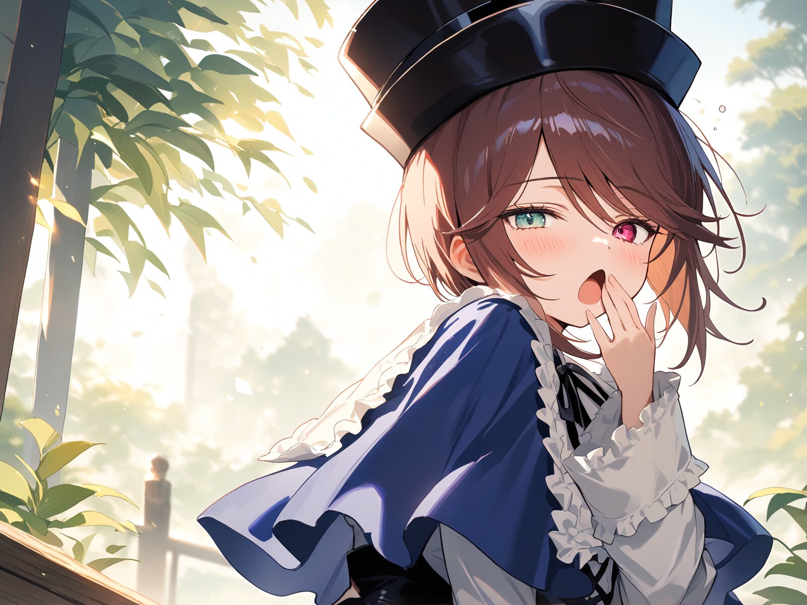 寝不足な子
