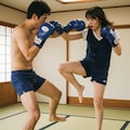 体操服でスパーリング 3枚目