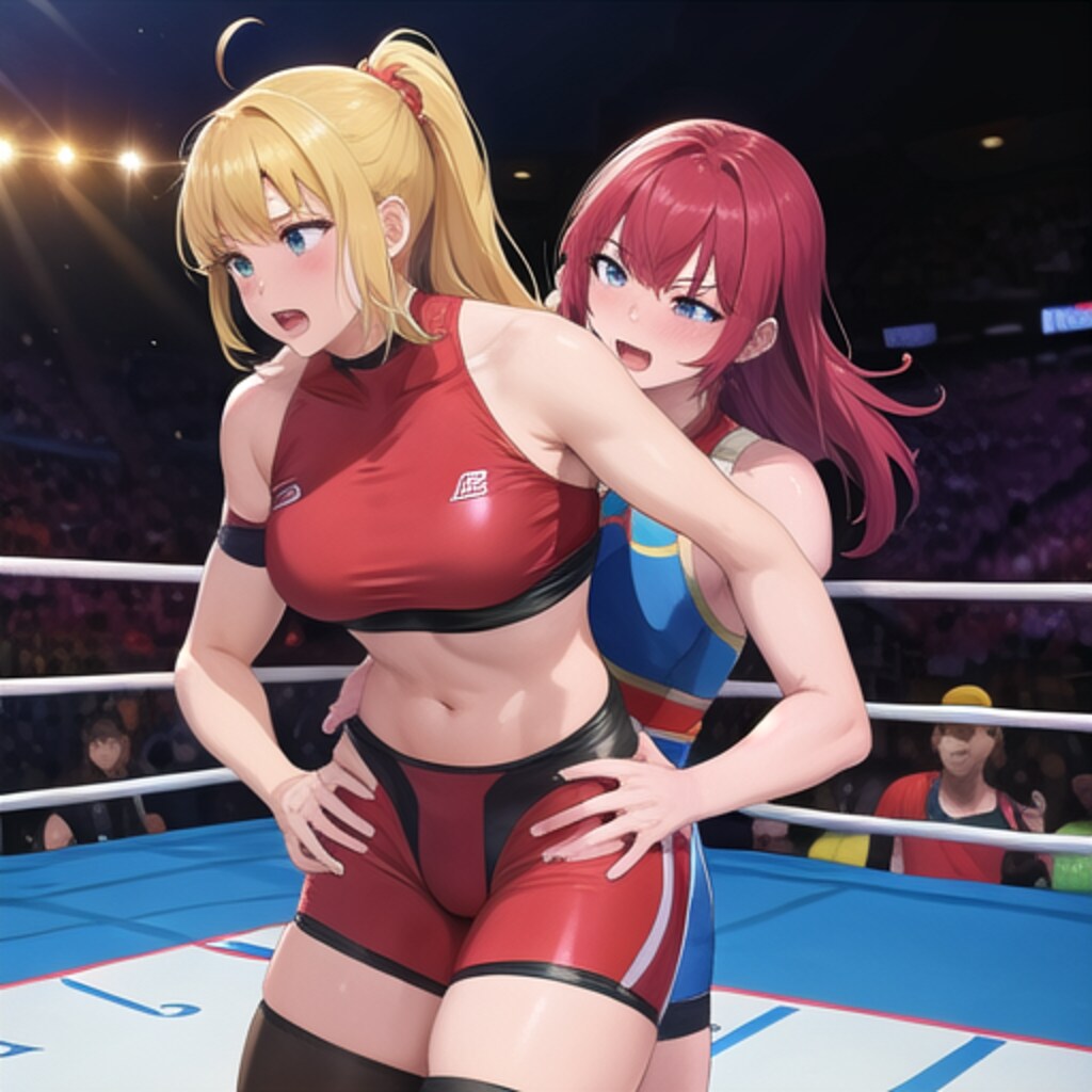 コントロールされる金髪美女