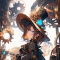 スチームパンクな魔女 2枚目