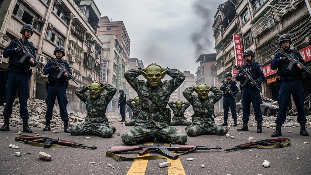 降伏する侵略者