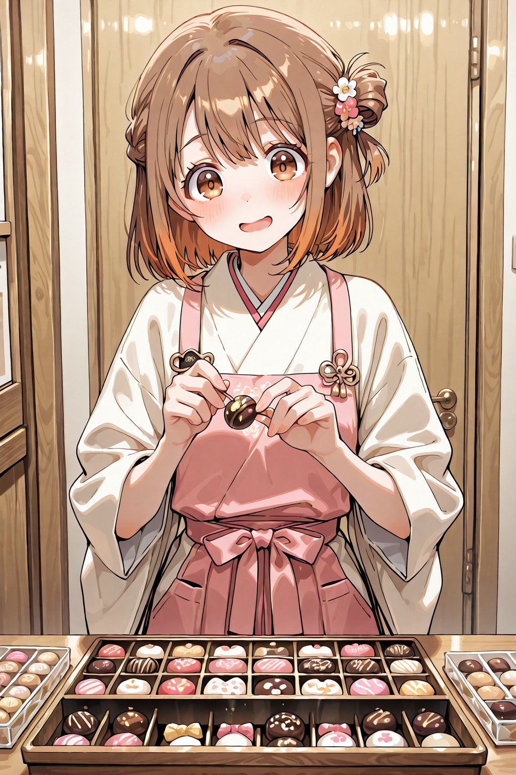 和菓子屋の看板娘《未来の若女将》