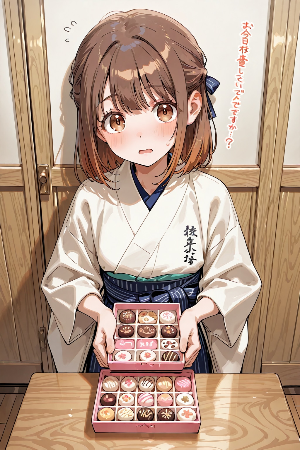 和菓子屋の看板娘《未来の若女将》 | の人気AIイラスト・グラビア