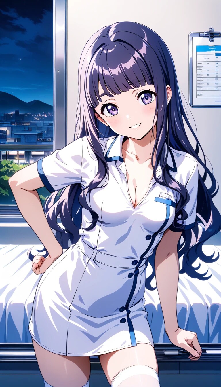 担当の看護師さん（別ver）『こんな夜中にナースコールして。いけない人♡』