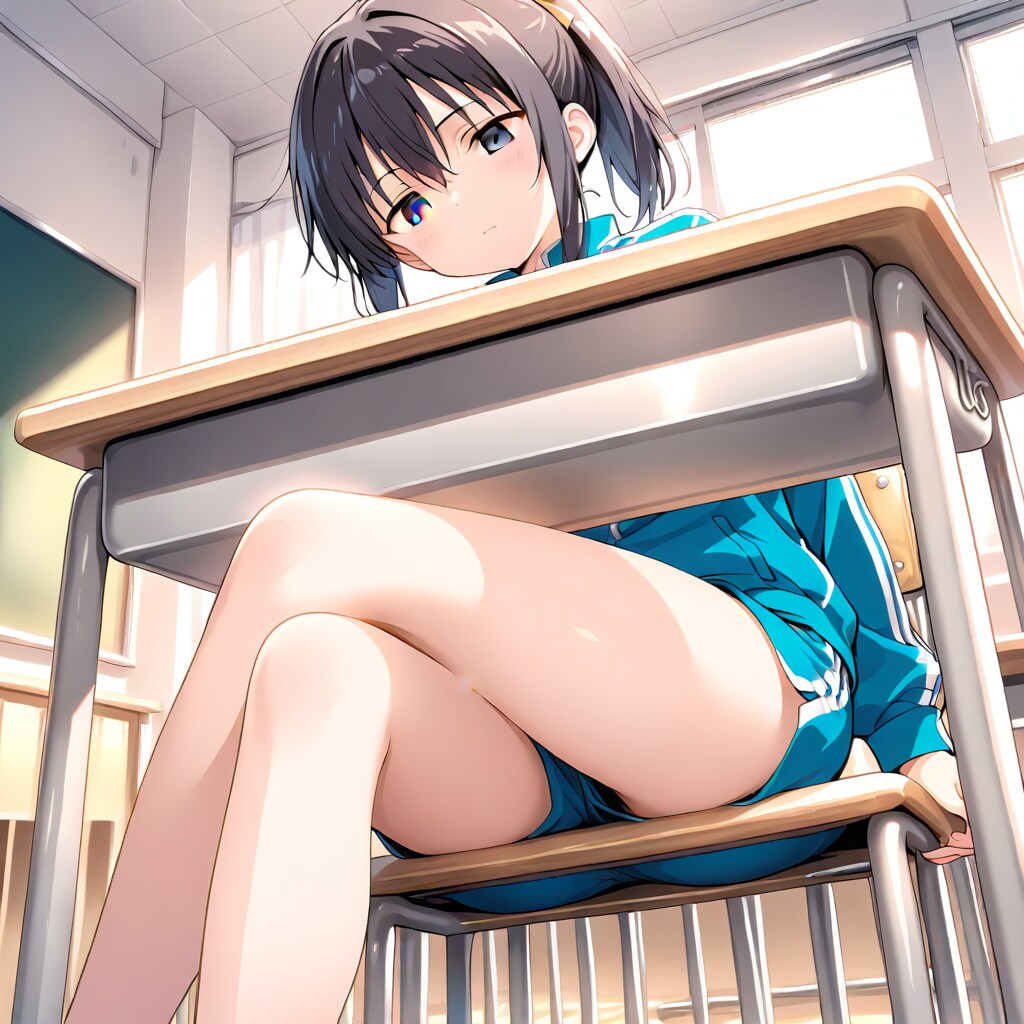 机越しに | の人気AIイラスト・グラビア