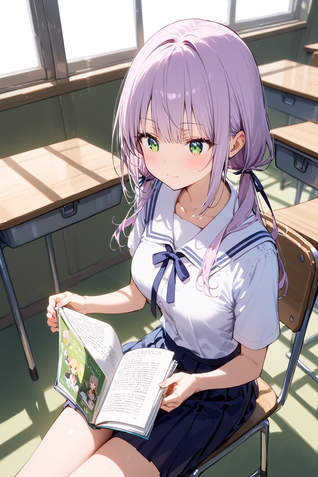 本を読む女の子 | の人気AIイラスト・グラビア