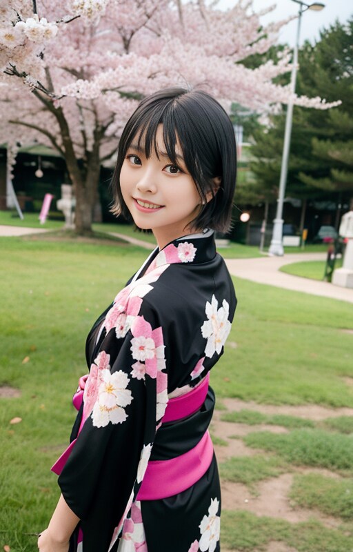 お花見男の娘