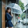 雨の校門で待ち合わせ 10枚目