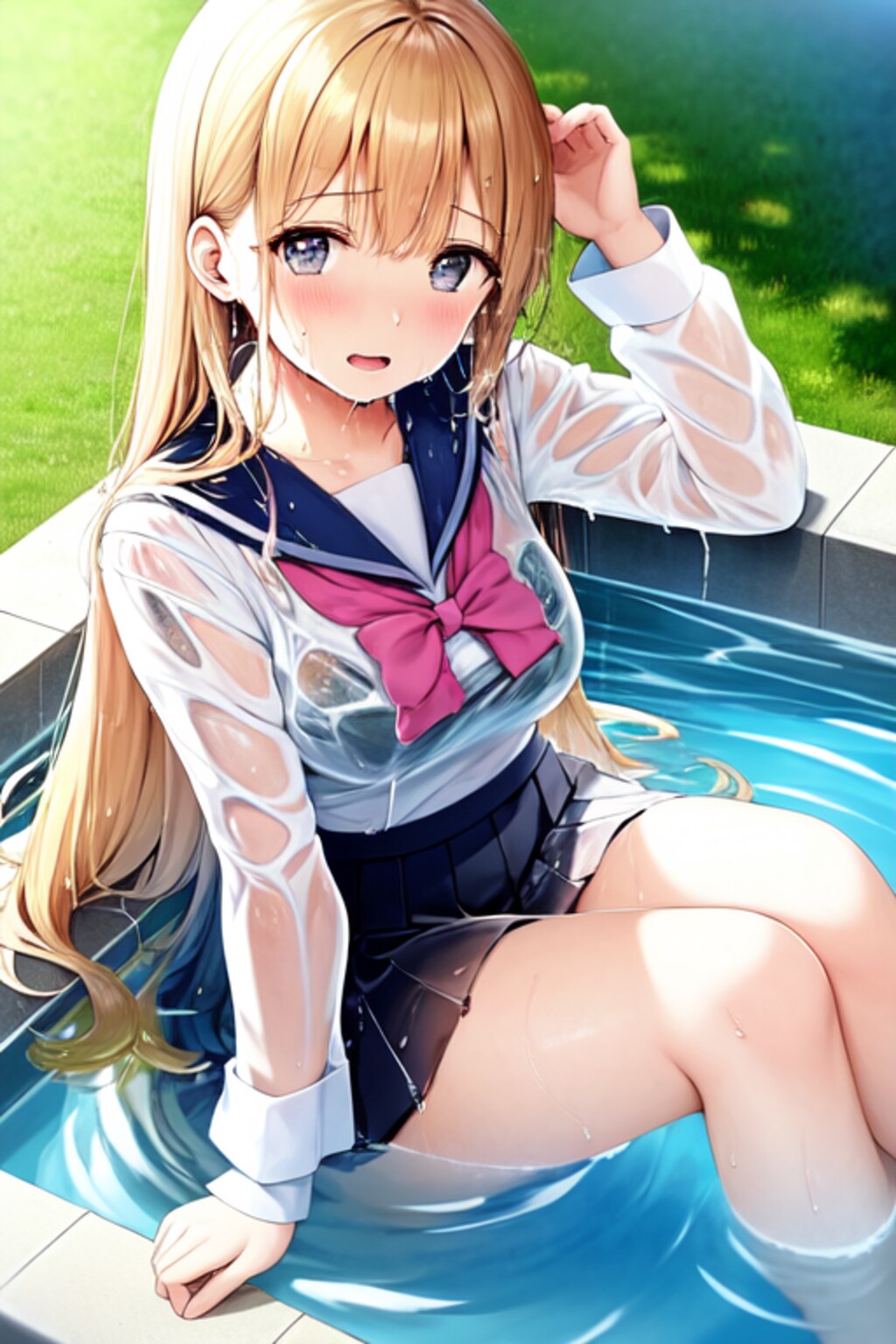 水ポチャ女子高生