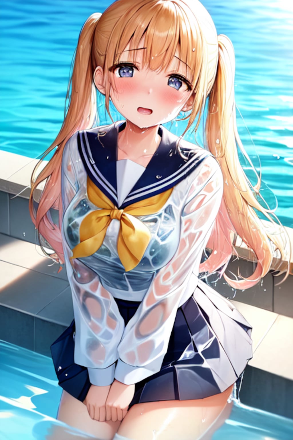 水ポチャ女子高生