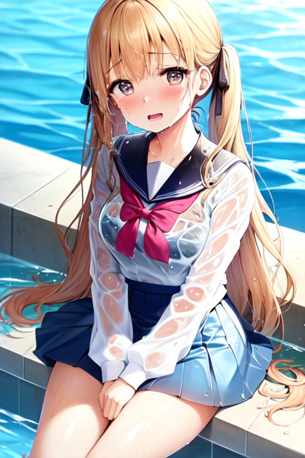 水ポチャ女子高生