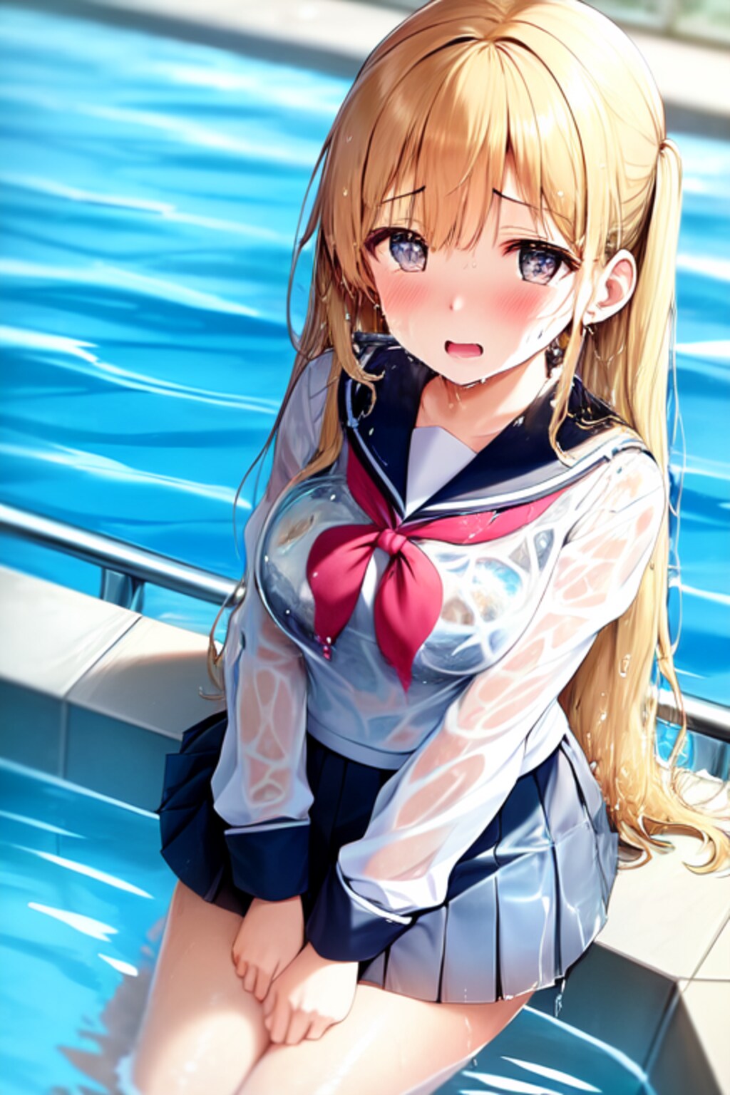 水ポチャ女子高生