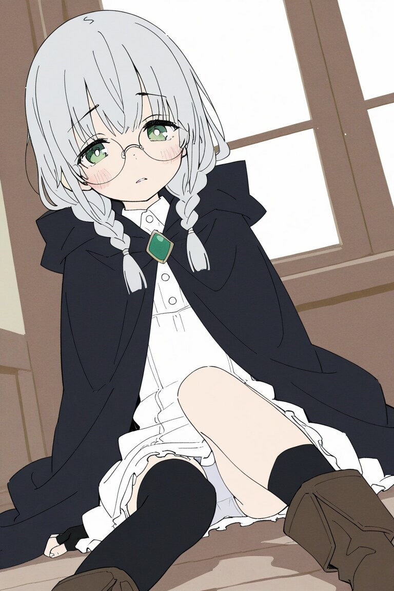 白の魔法使いちゃん（パンチラ）