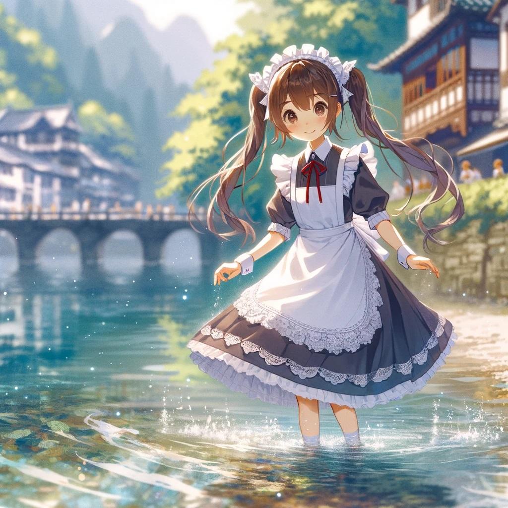 水遊び