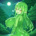 青緑スライムの素股尻コキ 3枚目