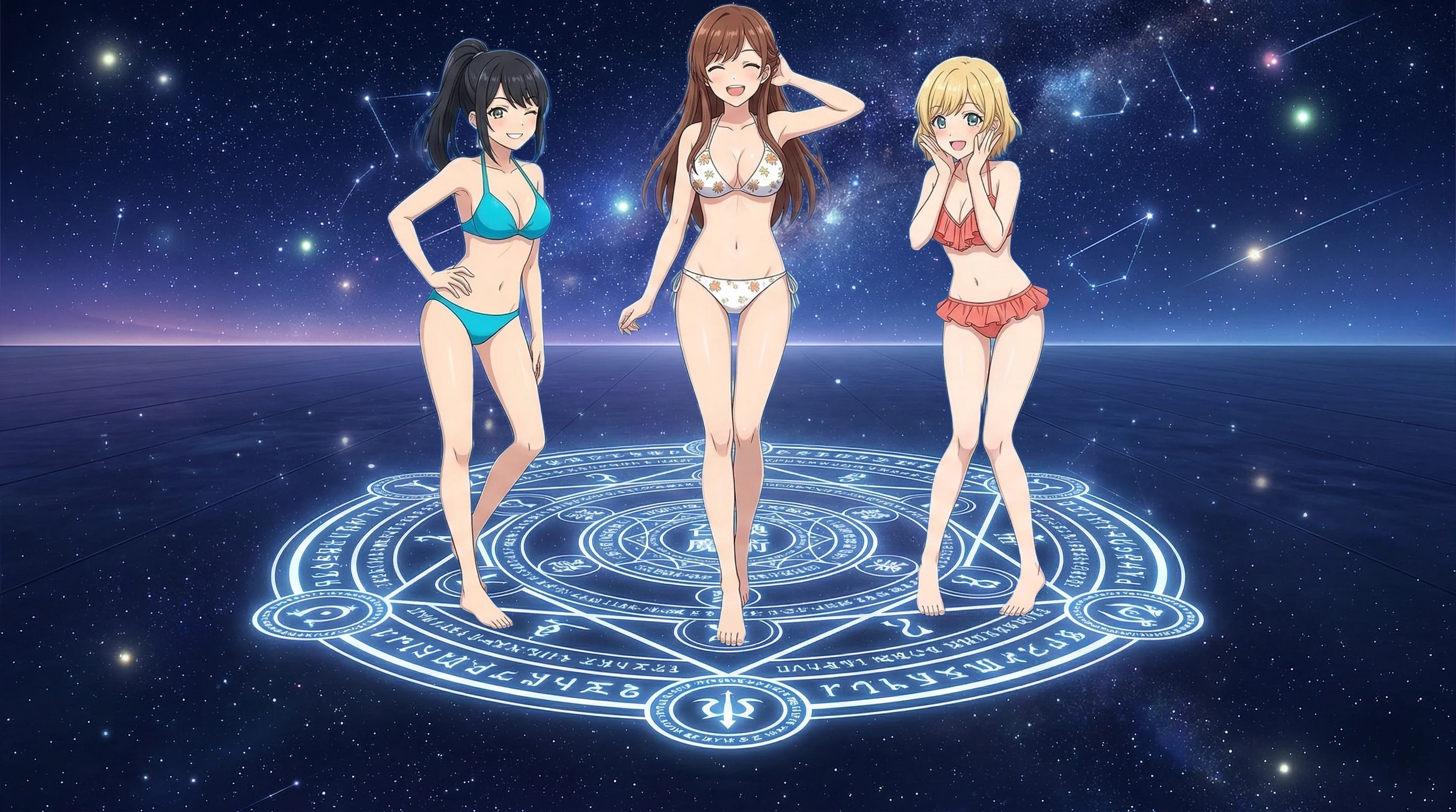 召喚：ビキニの美女達（動画あるよ）