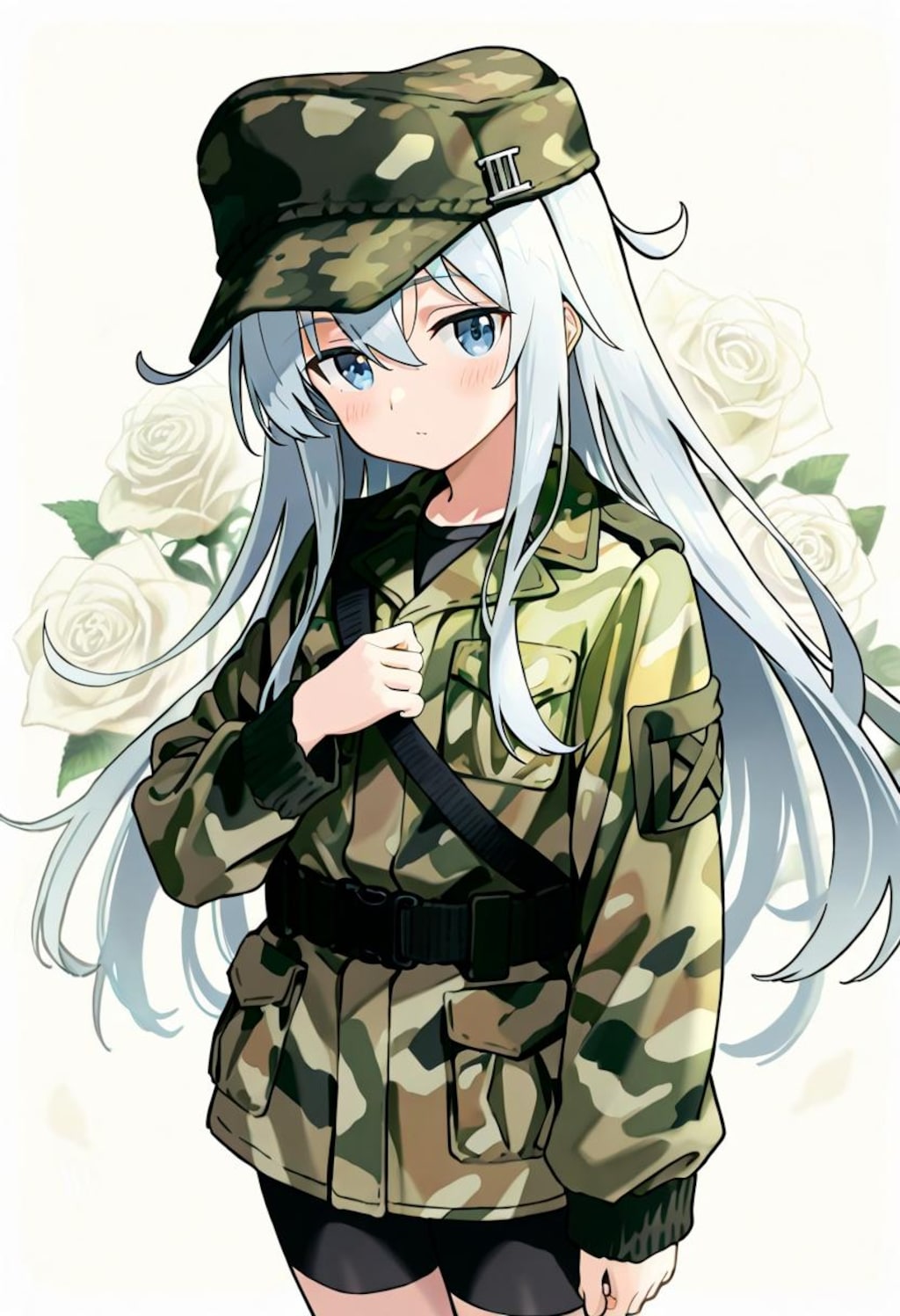 艦これ響（百合と迷彩服）
