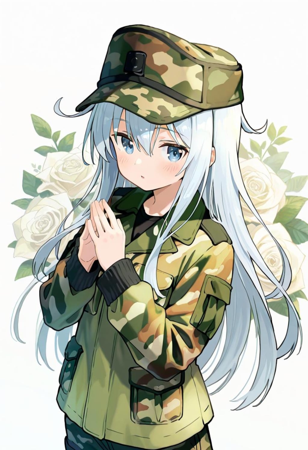 艦これ響（百合と迷彩服）