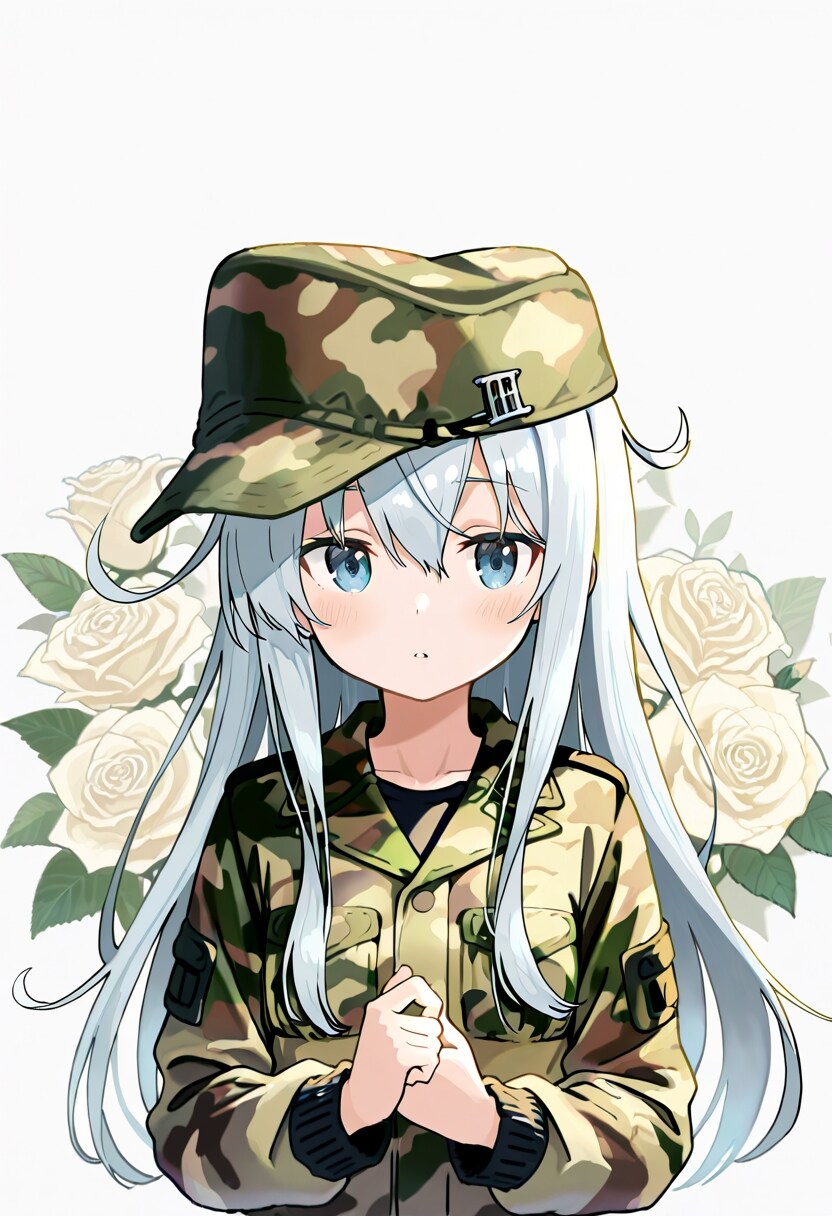 艦これ響（百合と迷彩服） | の人気AIイラスト・グラビア
