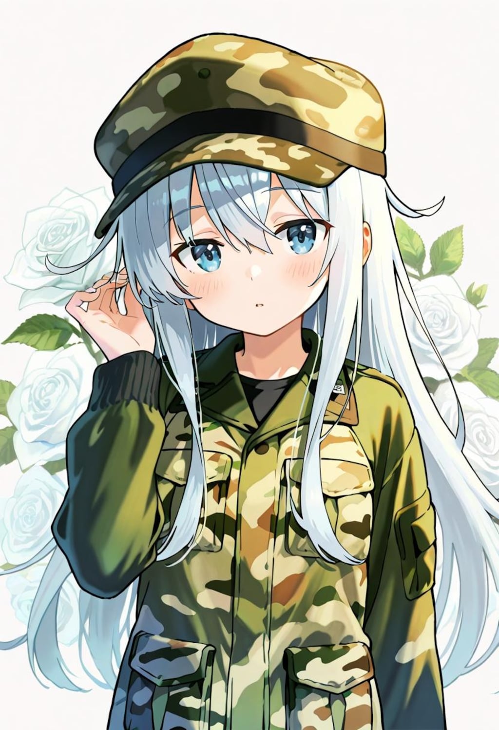 艦これ響（百合と迷彩服）