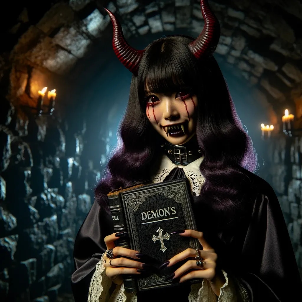 悪魔神官は黒ミサ中