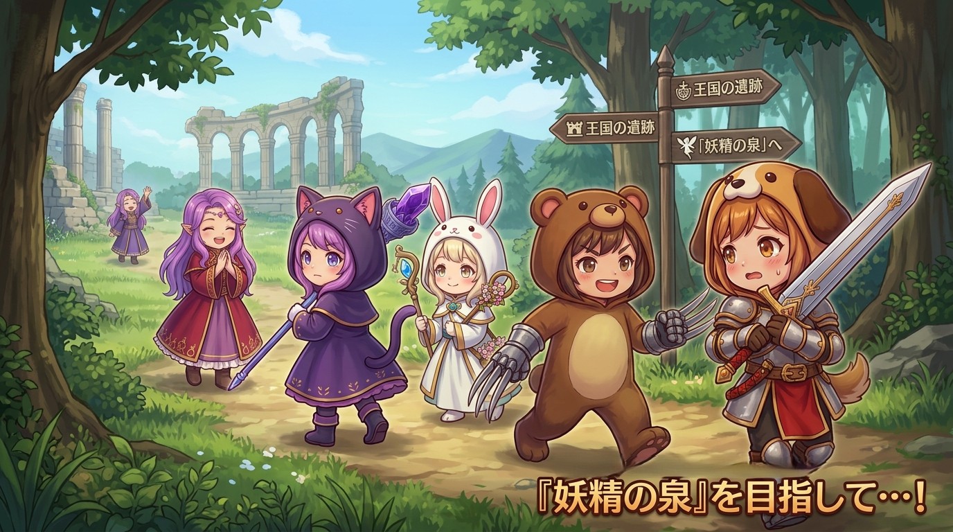 【KIGURUMI QUEST＃２０】妖精の泉 | の人気AIイラスト・グラビア