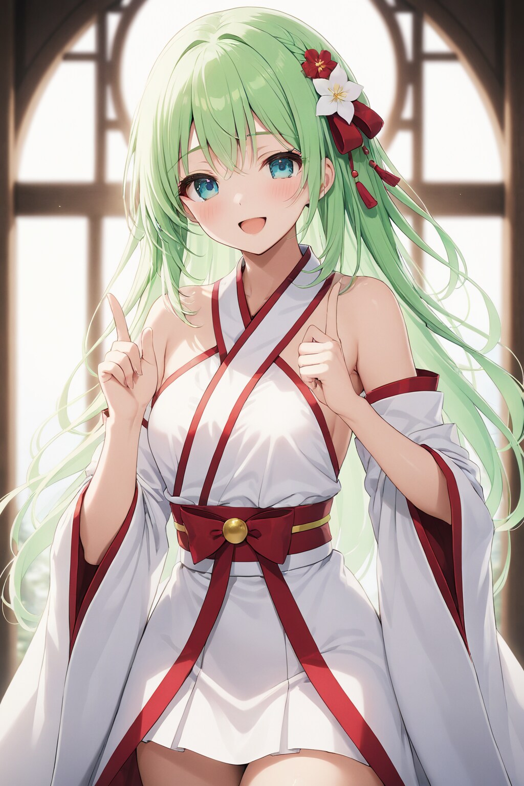 うちの子の巫女コスプレ | の人気AIイラスト・グラビア