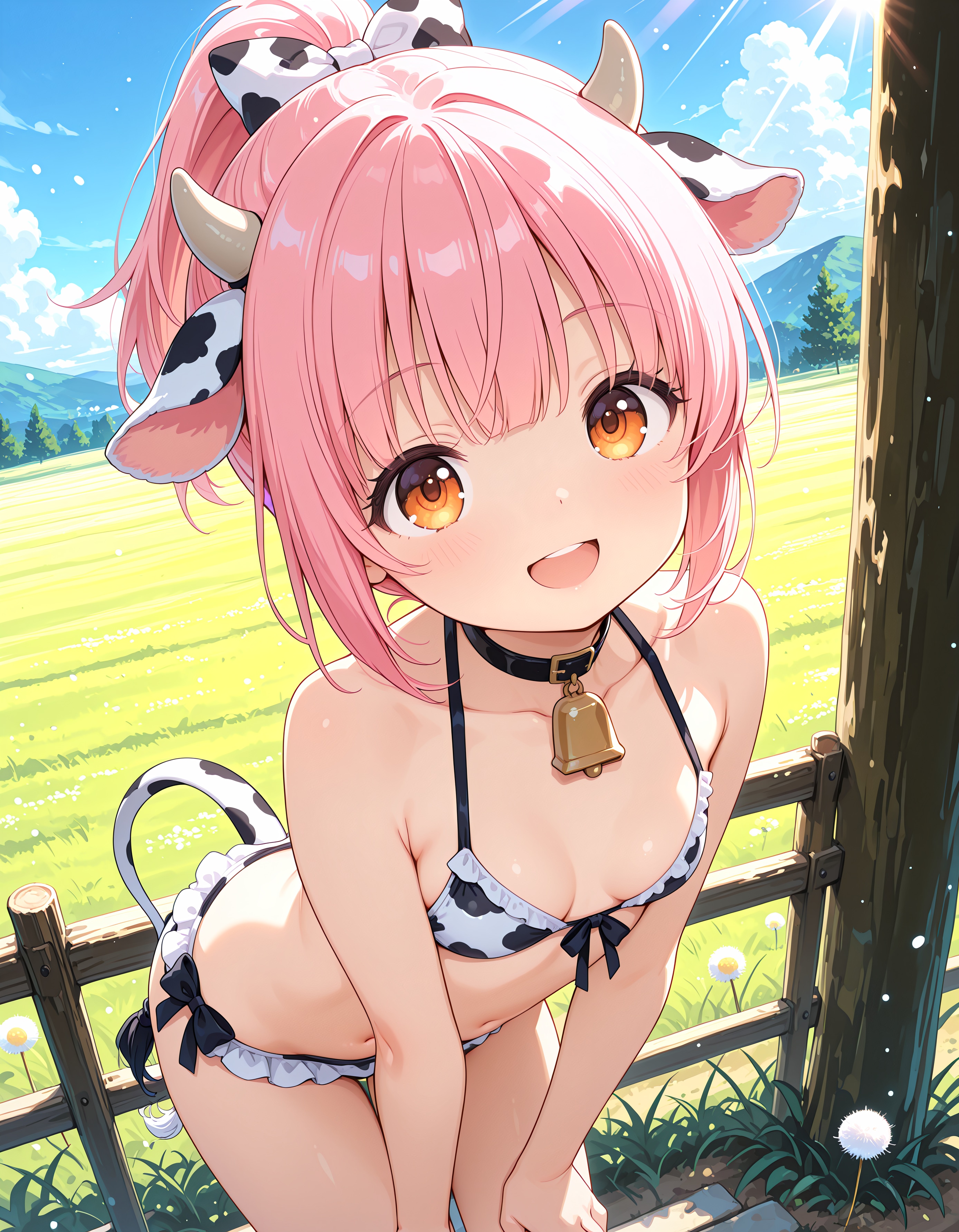 魅惑の牛柄ビキニ