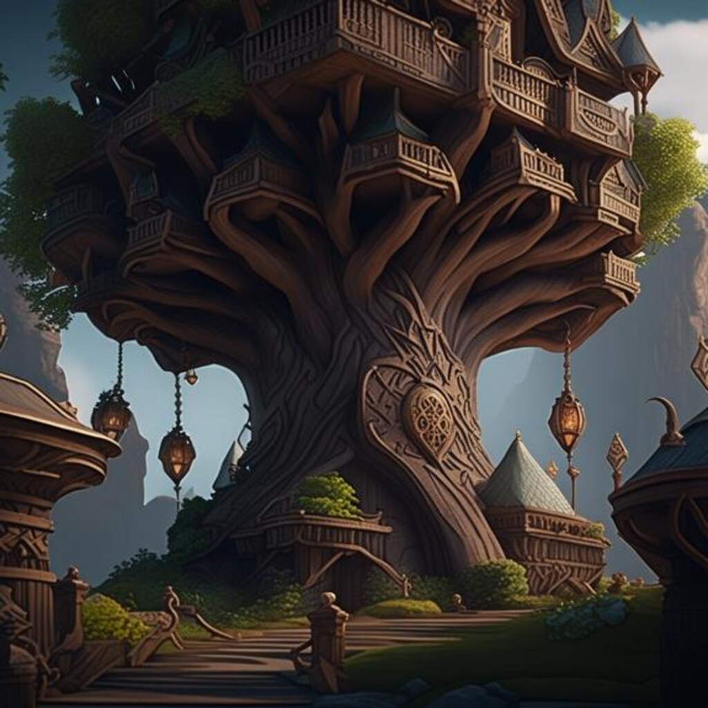 ユグドラシルの町