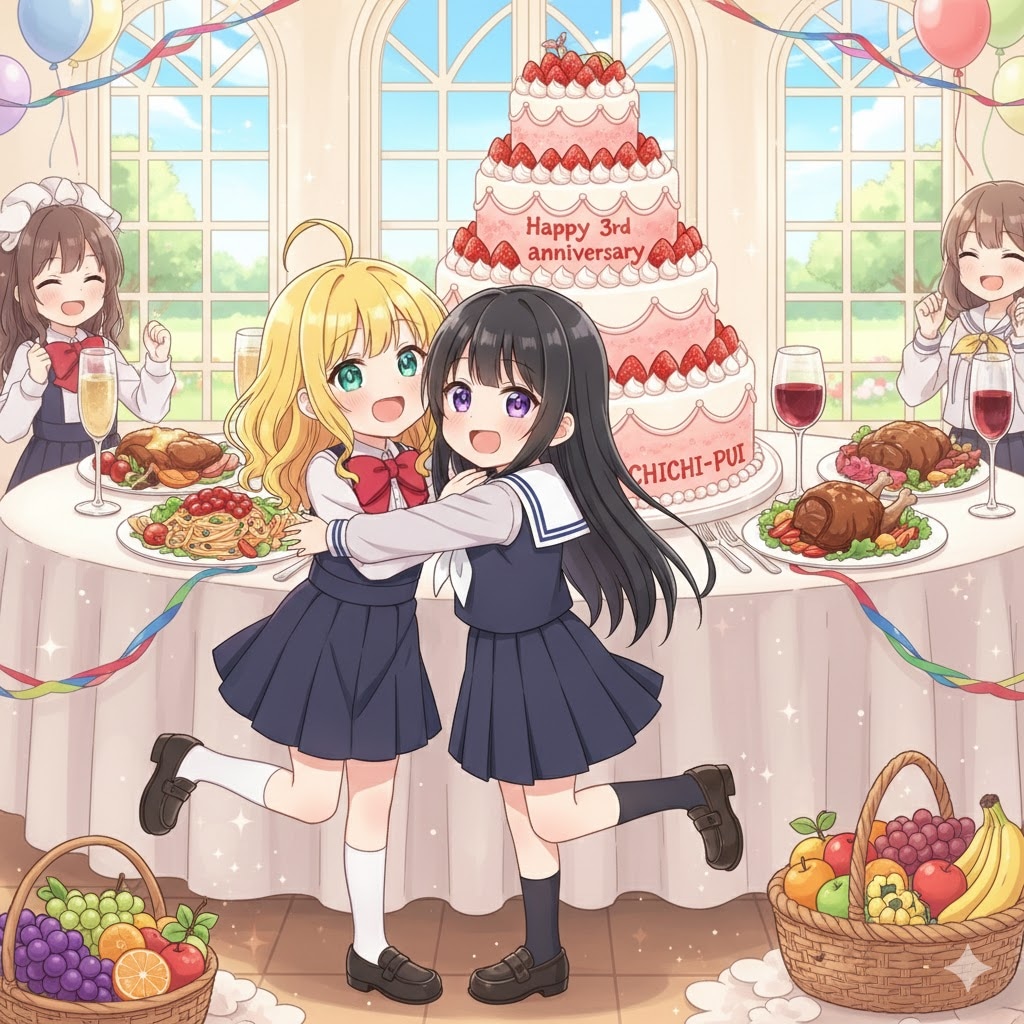 Happy 3rd anniversary🍷CHICHI-PUI🌺ちび