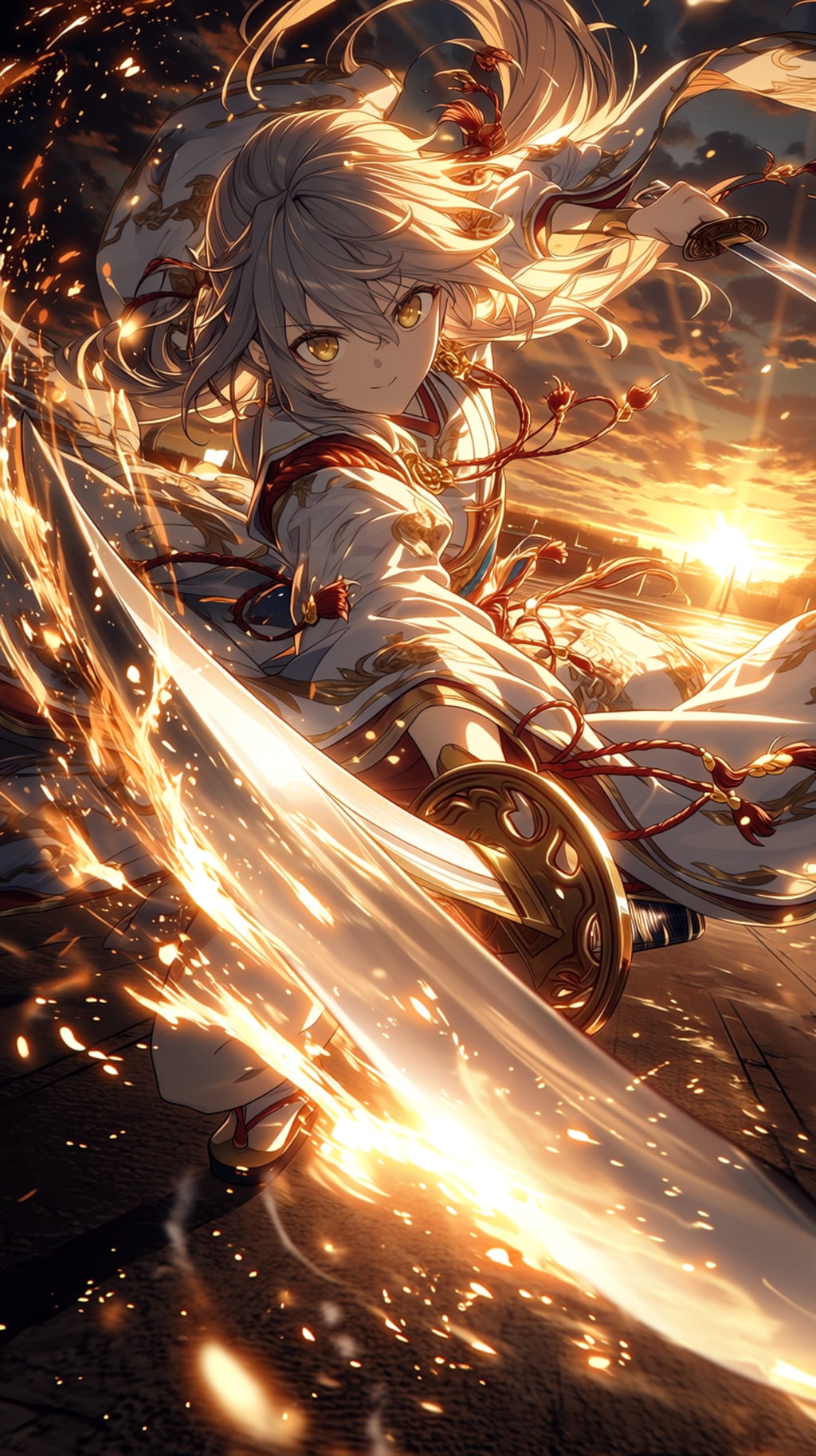 天照ノ戦姫 — 闇ヲ裂ク雷光刀