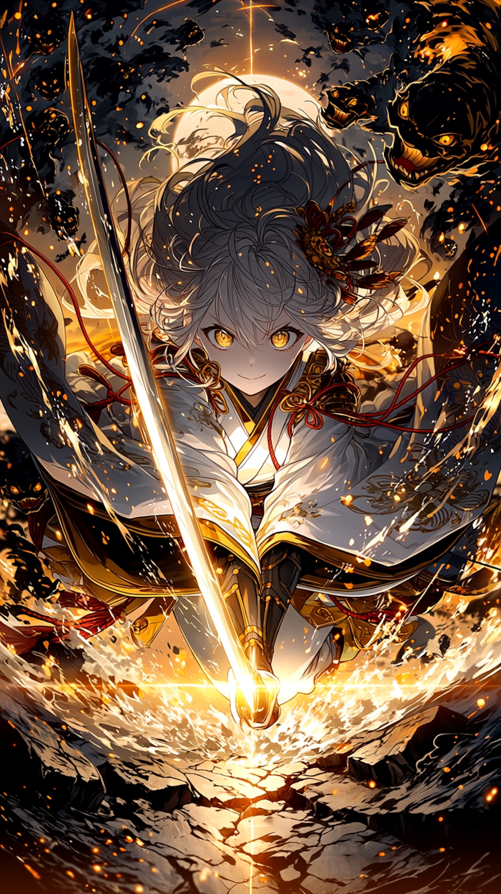 天照ノ戦姫 — 闇ヲ裂ク雷光刀