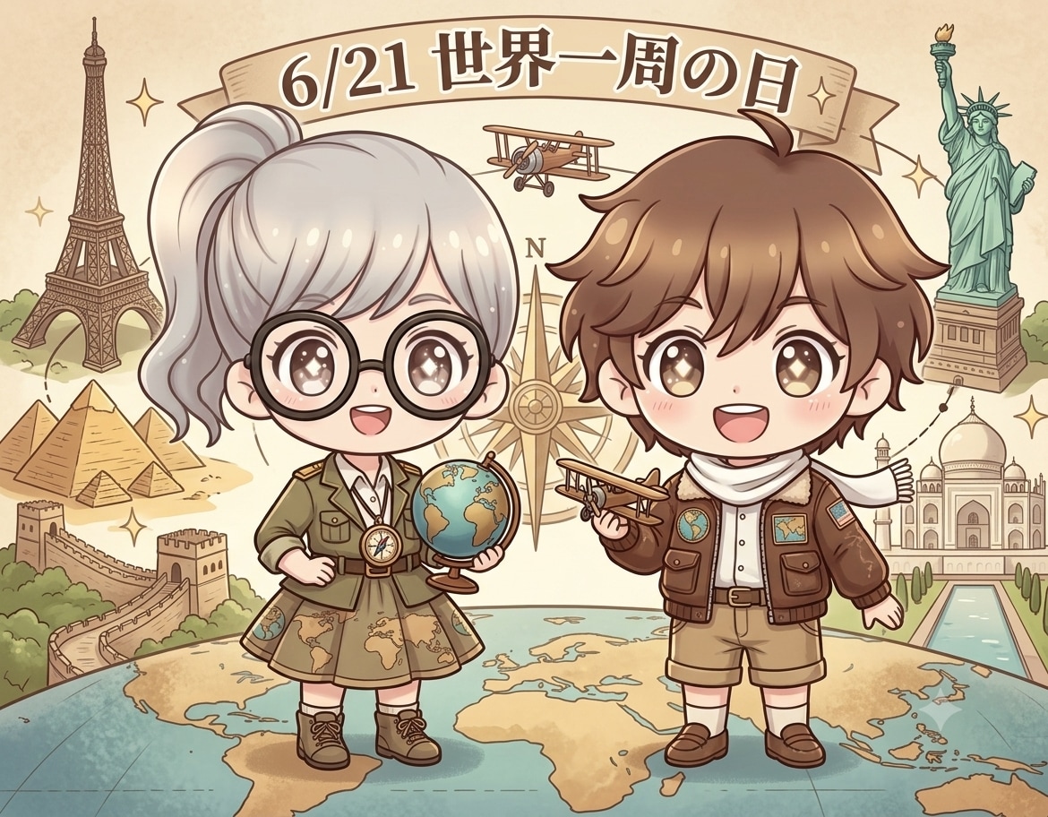 今日は「世界一周の日」