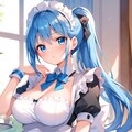 チアリーダーちゃん(メイド服のすがた) 3枚目