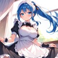 チアリーダーちゃん(メイド服のすがた) 2枚目