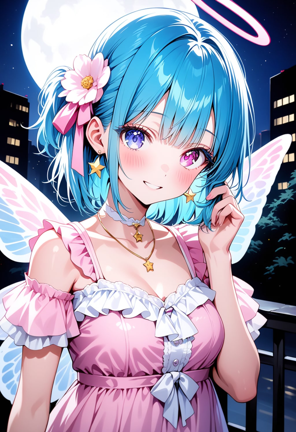 ドレスで夜景を楽しもう