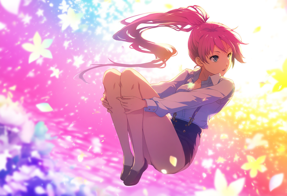 カラフル浮遊感 | の人気AIイラスト・グラビア