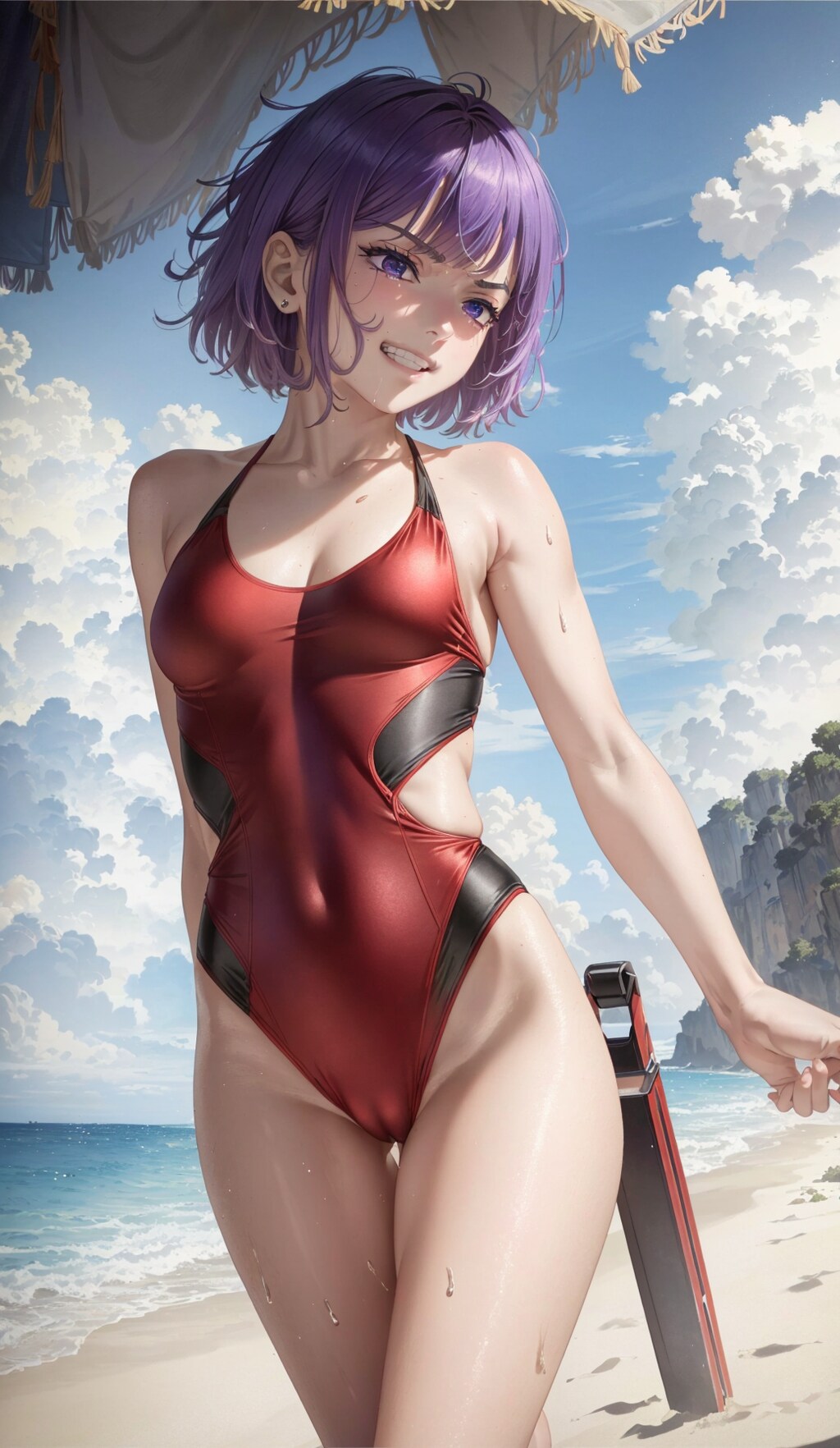 つるてかぴちてか競泳水着