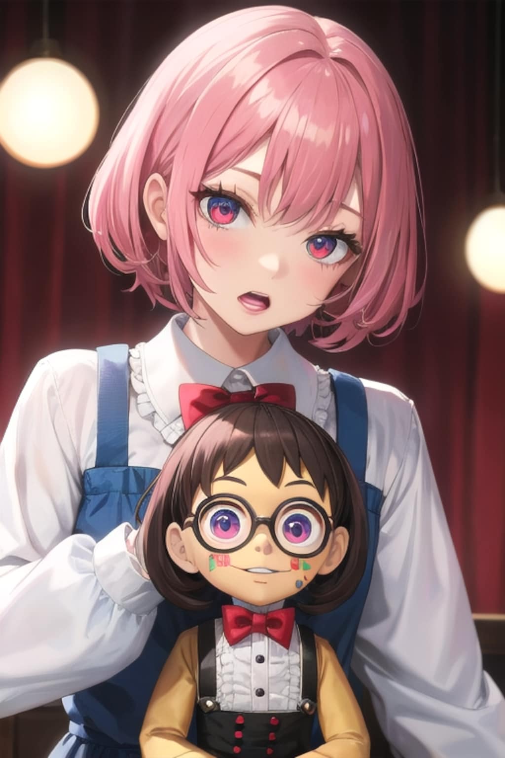 腹話術人形の脅迫