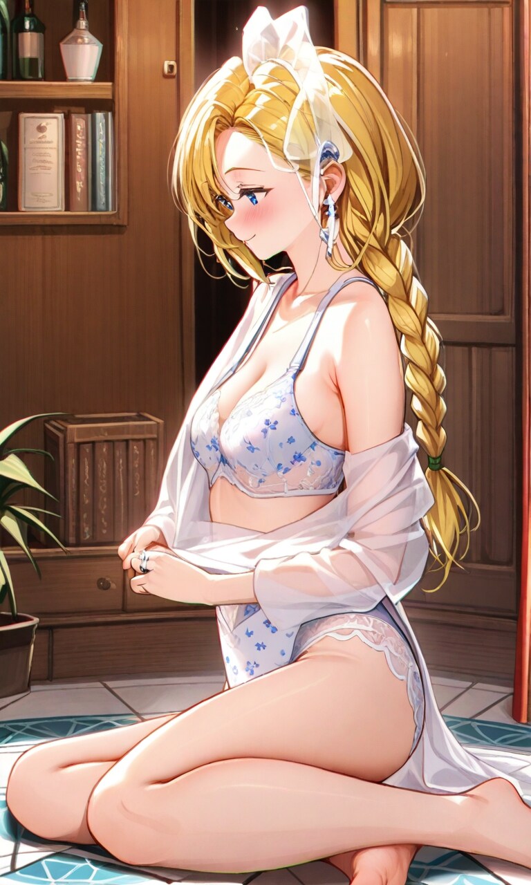 花柄ビキニのビアンカさん