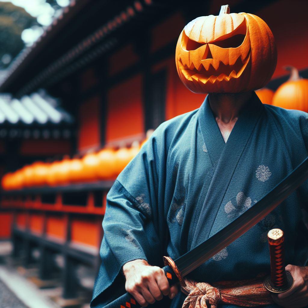 拙者、南瓜提灯侍・若句王蘭丹でござる