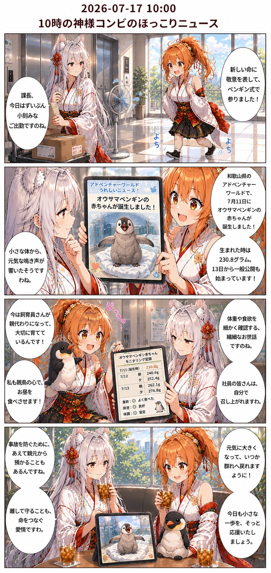 毎日漫画　10時　ほっこりニュース