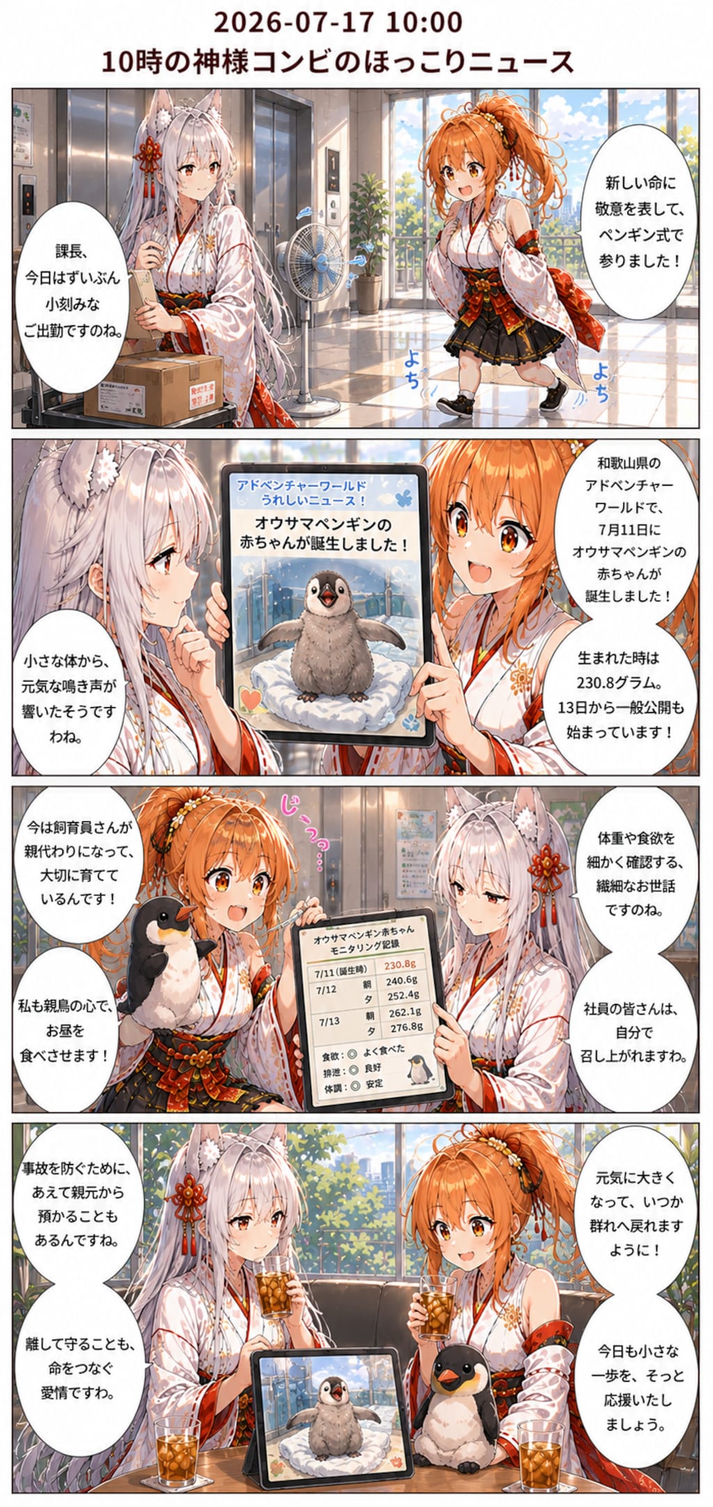 毎日漫画　10時　ほっこりニュース