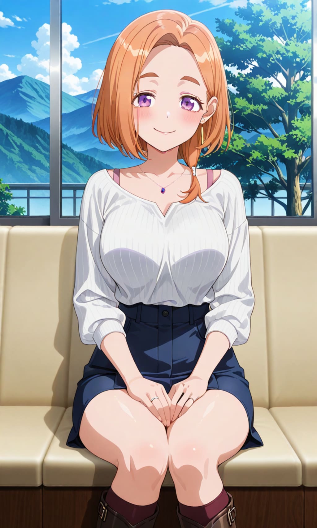 座っても目立つもの