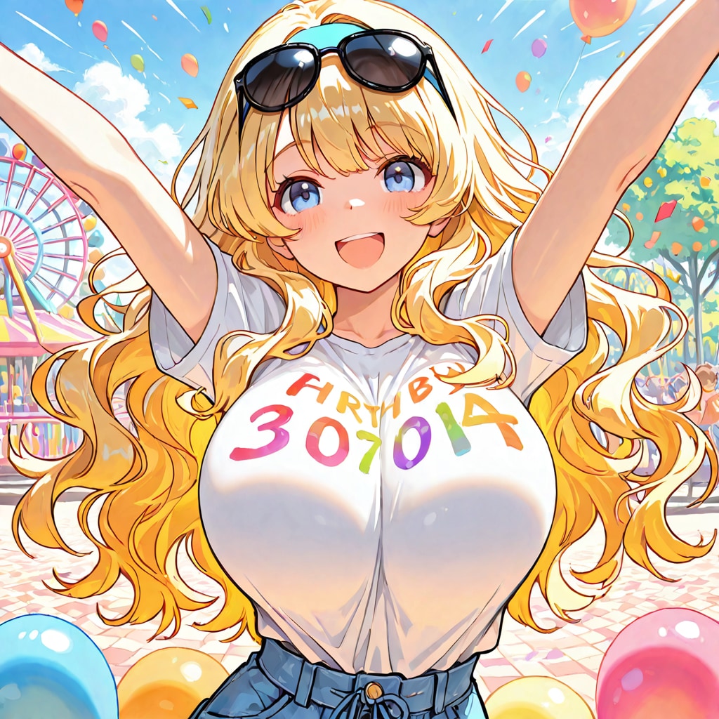 テーマパークでの特別な一日 | の人気AIイラスト・グラビア