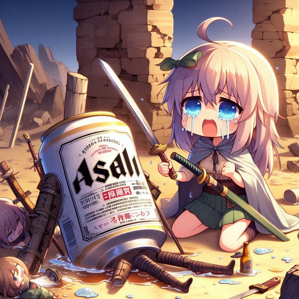 かつての相棒との別れの小さな女の子