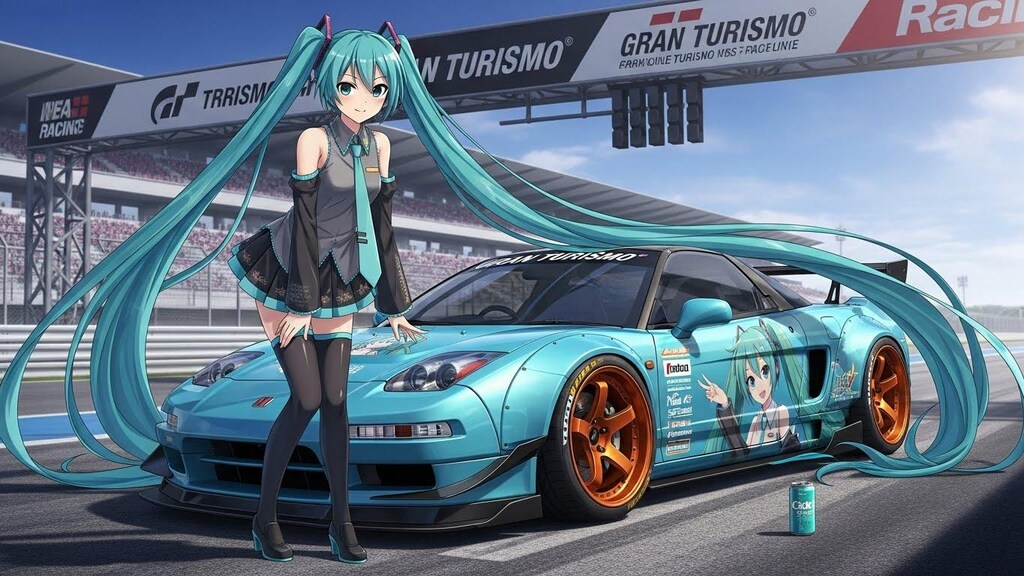 初音ミクとグランツーリスモNSX