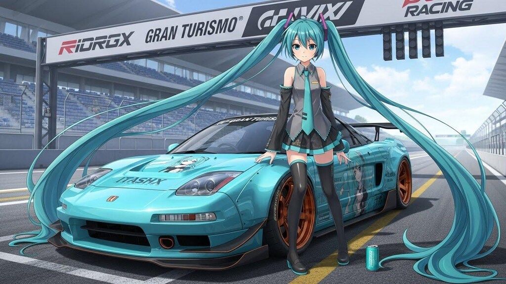 初音ミクとグランツーリスモNSX