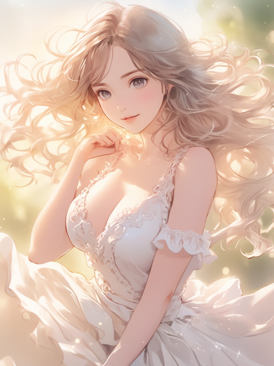 白いドレスのお姉さんXL