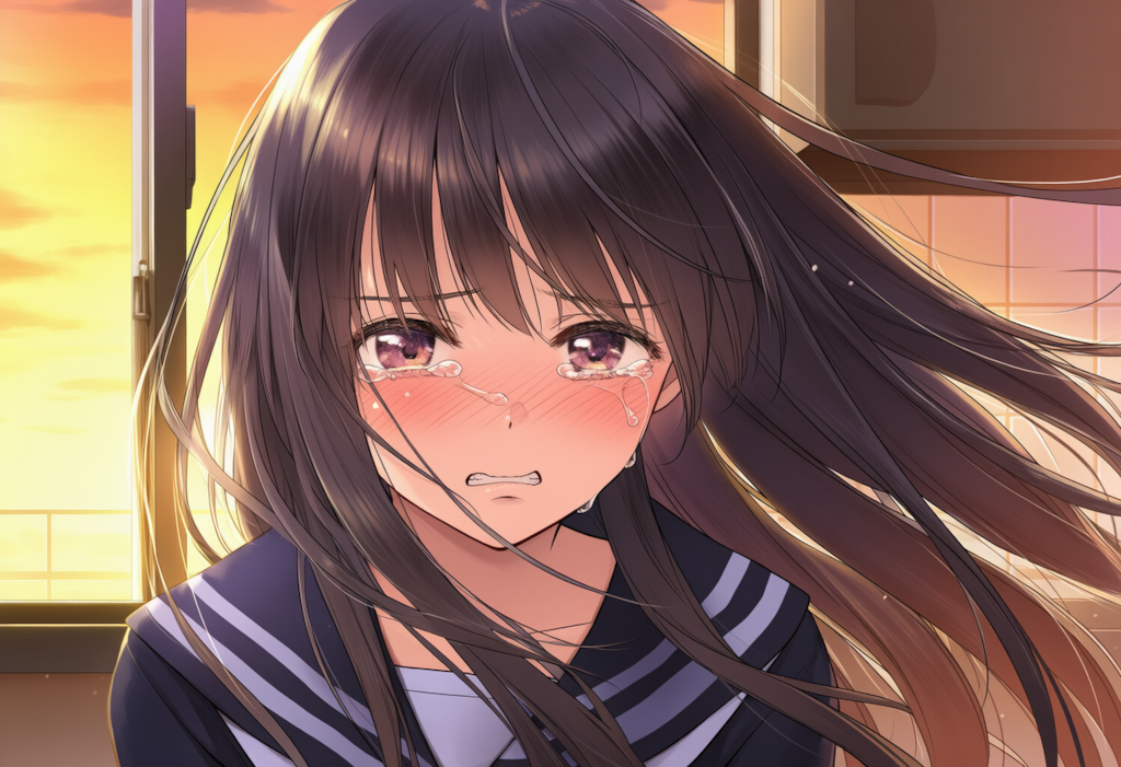 絶望の顔   (カップ焼きそばの湯切り失敗)